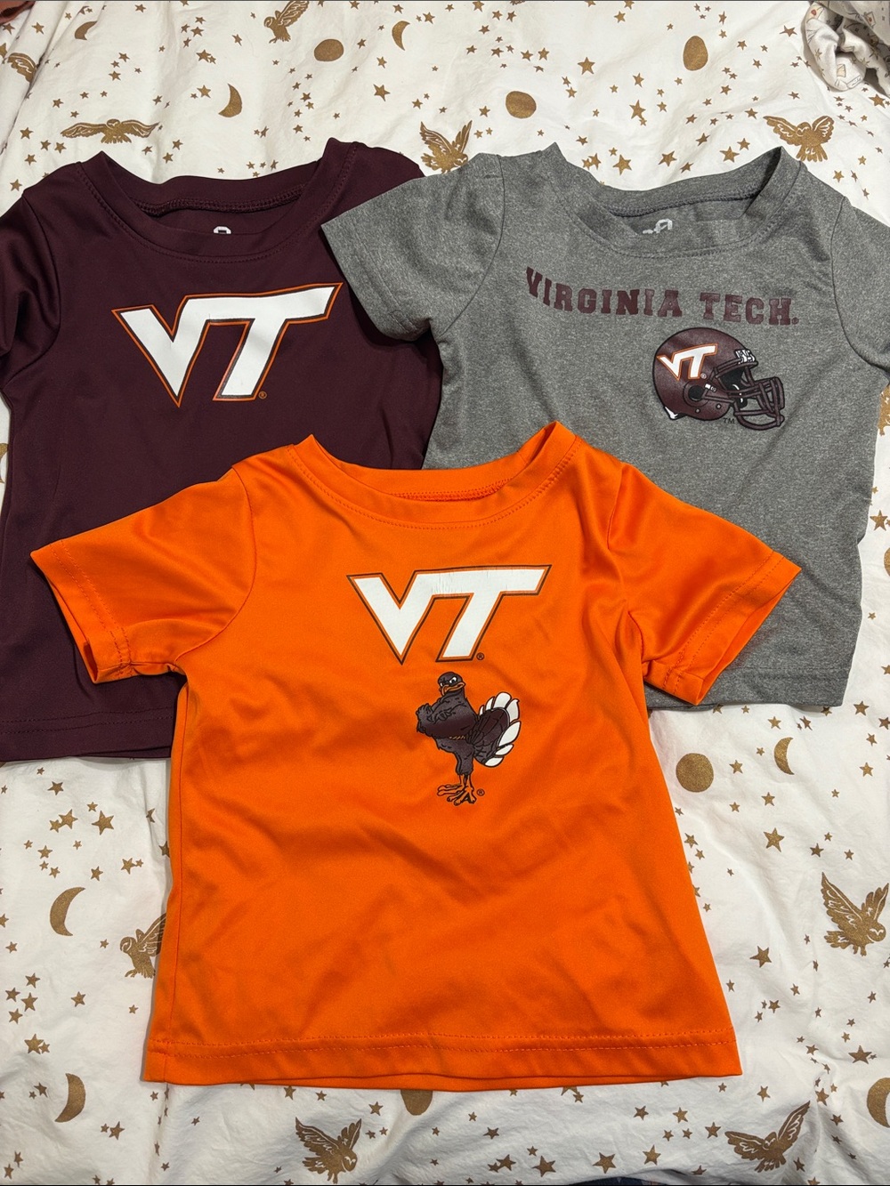 3 shirts, Toddler, Kids 2T Virginia Tech Short Sleeve Tees